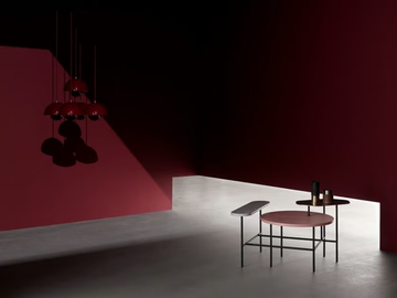&TRADITION - FLOWERPOT VP1 VERMILION RED set - Metal pendant lamp by In Stock - view 3